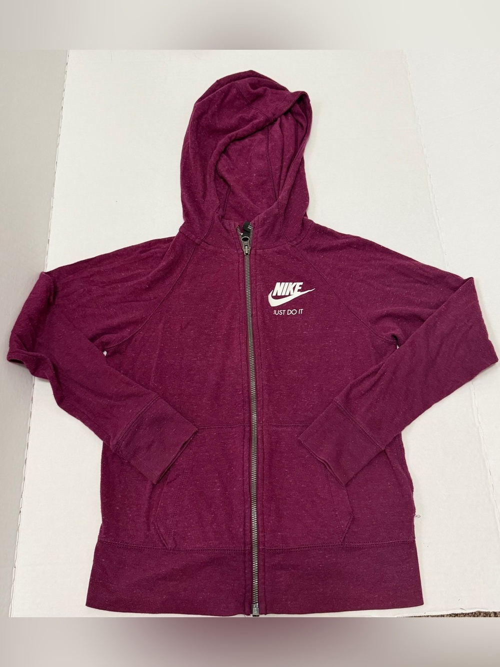 Nike Women's Hooded Full-Zip Jacket - Plum